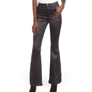 Topshop Jamie Sateen Flare Pants
